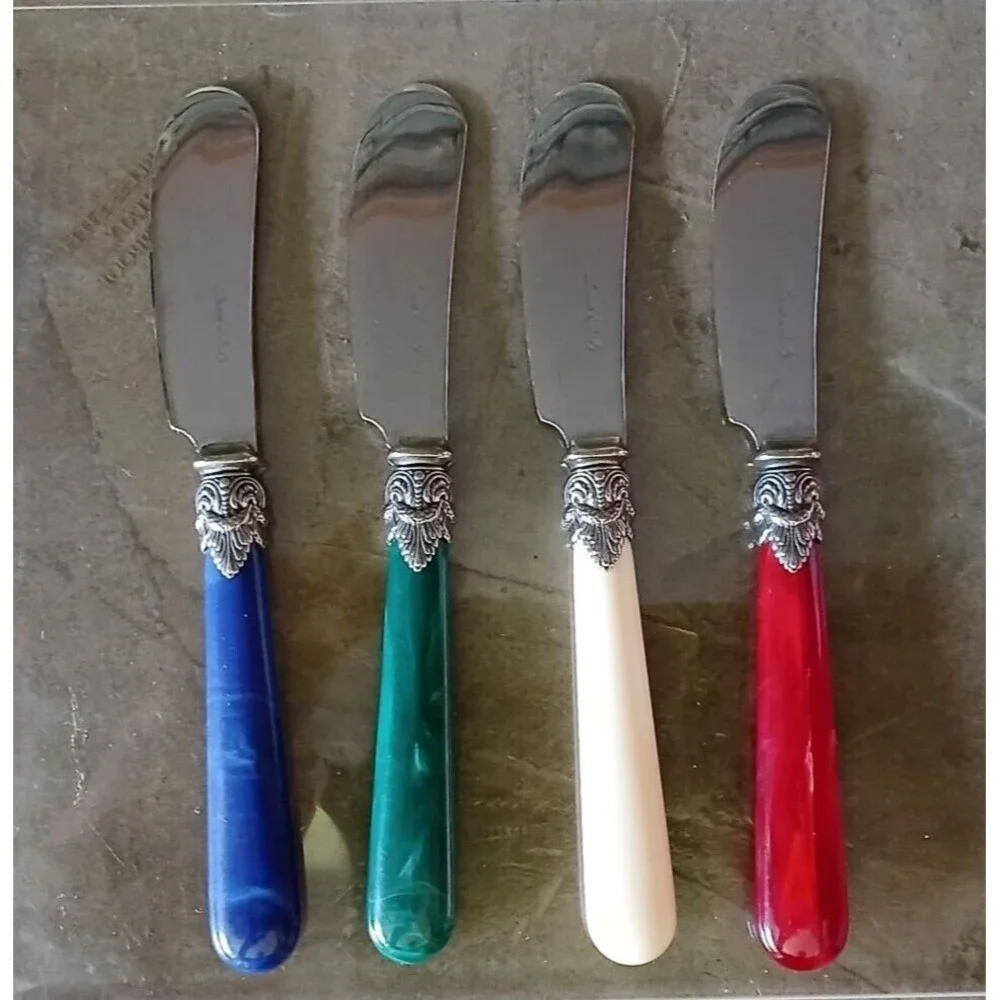 Napoleon 4-Piece Knife 18/10 Serving Knives Set Stainless Steel Made in Italy